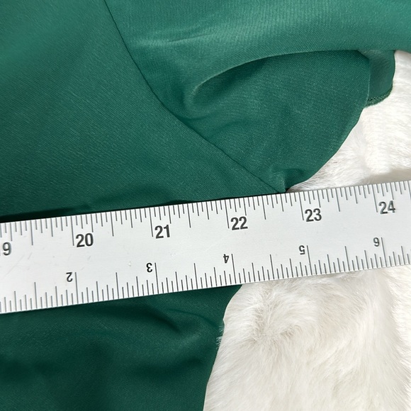 Women's Dress Sleeve Layer Hem Belted Short Dress V Neck Wrap A-Line Casual 2XL - Picture 8 of 11